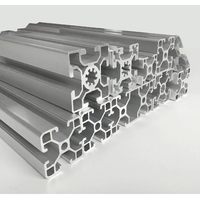 Profilé d'extrusion en aluminium à fente en T 6063-T5 pour ligne de production industrielle, vente en gros usine