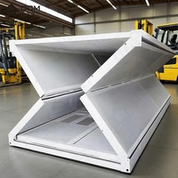 Maison Conteneur Pliable OCM Compacte 20 pieds Maison Conteneur Pliable Certifiée CE Idéale pour le Camping les Stations Balnéaires les Bureaux Temporaires