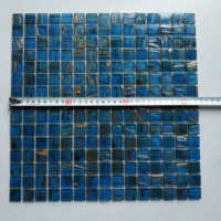 Mosaico de cristal para piscina Azulejos de pared para exteriores Mosaico de piscina