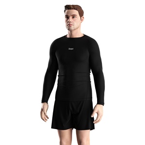 Cạnh Tranh lớp nam dài tay áo Rashguard cá nhân thoáng khí UPF50 + võ thuật nén Áo sơ mi - Product Image 3