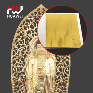 Accesorios decorativos <span class=keywords><strong>para</strong></span> <span class=keywords><strong>muebles</strong></span> Hoja de forma cuadrada Papeles de máscara facial Pasta terminada Papel de hoja de oro - Product Image 6