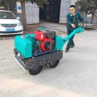Mini Compacteur Vibratoire Autoporté Hydraulique de 0,5 Tonne pour Béton, Sol et Asphalte