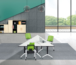 Bàn Tập Luyện Xếp Gọn Hiện Đại Tiện Lợi Bàn Họp Hình Thang Bàn Tập Luyện Kết Hợp Đa Giác - Product Image 2