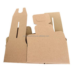 Caja <span class=keywords><strong>de</strong></span> Cartón Corrugado Kraft Reutilizable y Sostenible, con Asa Magnética Impermeable para Bebidas Frías para Llevar - Product Image 5
