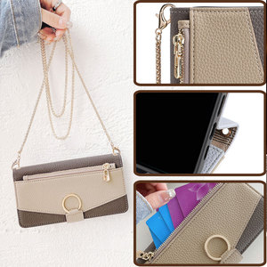 Custodia a Portafoglio Classica Morbida in Pelle di Lusso Moderna con Scomparti per Carte per <span class=keywords><strong>Samsung</strong></span> <span class=keywords><strong>Galaxy</strong></span> S26 S25 Ultra S24 S23 <span class=keywords><strong>S22</strong></span> S21 <span class=keywords><strong>Plus</strong></span> - Product Image 3