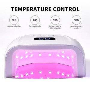 Recargable 60W Portable Cordless Lamp for Nails <b>with</b> LCD Display Manicure UV LED <b>Light</b> Rechargeable LED Gel Nail Lamp UV - Product Image 5