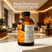 Huile parfumée florale orientale C24LJ004 COCO, parfum boisé agrumes longue durée pour diffuseur de parfum commercial pour hôtel et spa