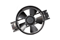 Ventilateur axial industriel 250FZY2-D 220V AC à rotor externe |   Petit ventilateur de refroidissement en plastique pour armoire industrielle et utilisation en restaurant