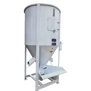 Factory Supply 500kg 1000kg 3000kg Vertical Mixer Feed Plastic Granule Dry Powder Automatic Heating Mixing Machine