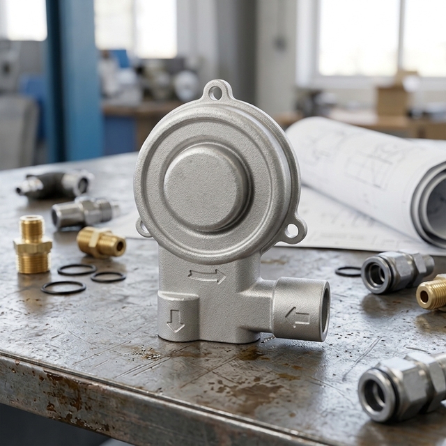 JBD Durable Stainless Steel 316 Pump Housing Castings Custom Milled Components With Smooth Surface Finish For Industrial Systems