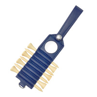 Sangle de rangement et de transport pour tees de golf en cuir PU durable pour l'extérieur, accessoires de golf, 19 cm, 1 pièce/sac OPP