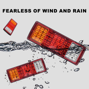 24V 46cm18Inch remorque camion combinaison ambre blanc rouge <span class=keywords><strong>feu</strong></span> arrière arrêt frein arrière <span class=keywords><strong>feu</strong></span> <span class=keywords><strong>de</strong></span> signalisation RV pick-up - Product Image 4