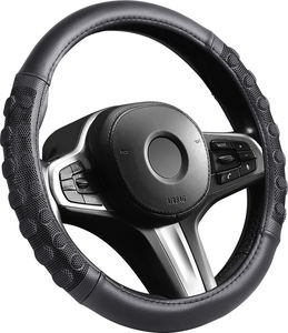 Housse de <span class=keywords><strong>volant</strong></span> universelle en PVC élégante et douce, mise à niveau de luxe pour les véhicules modernes - Product Image 1