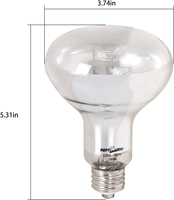 REPTIZOO Ampoule chauffante UVA UVB 160W 125W 100W 75W à ballast intégré, écologique, avec logo personnalisé, pour reptiles - Fabricant