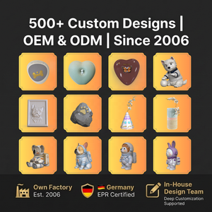 Urna de Cerámica de Alta Gama para Cenizas Caninas, Diseño de Cachorro Sentado, Recuerdo Conmemorativo, OEM ODM, Recuerdo Personalizado por la Pérdida de una Mascota para Europa - Product Image 3