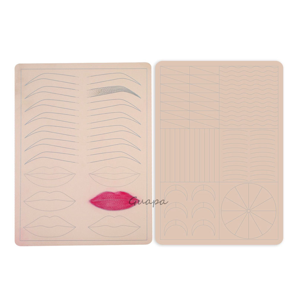 Pelle rosa-argento stampato