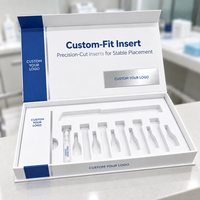 Scatola Personalizzata per Confezione Fiale di Peptidi, Scatola Regalo in Cartone Rigido con Inserto in EVA per Fiale da 3ml
