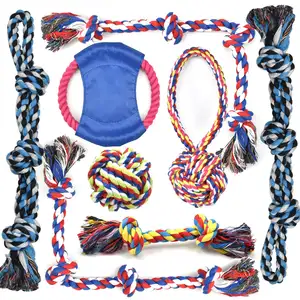 Wholesale Interactive Cotton Rope Toys For Large Breeds Teeth Cleaning