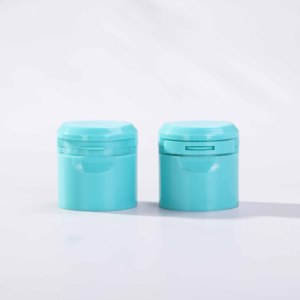 Tapón de rosca de plástico <span class=keywords><strong>azul</strong></span> 28 410 PP personalizado, tapón de una sola vez a prueba de manipulaciones con orificio pequeño, <span class=keywords><strong>tapa</strong></span> abatible para botellas - Product Image 5