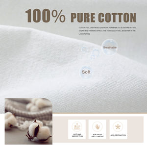 Oeko-Tex Jiasi 100% コットンニットマットレスパッドプリント防水ベッドカバーフルサイズマットレスプロテクタープレーン工場サプライヤー - Product Image 2