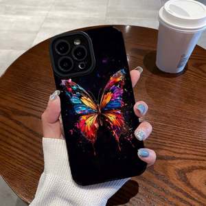 Funda para Teléfono con Diseño de Mariposa Roja Fuego para Samsung Galaxy A53 A54 5G, Carcasa para A51 A52 A14 A33 A71 A72 A73 A50 A23 A32 4G - Product Image 3