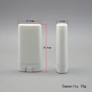 Conteneur ovale en plastique de 20 ml pour déodorant en stick, écologique, recyclable, couleurs personnalisées pour parfum et crème solaire - Product Image 3