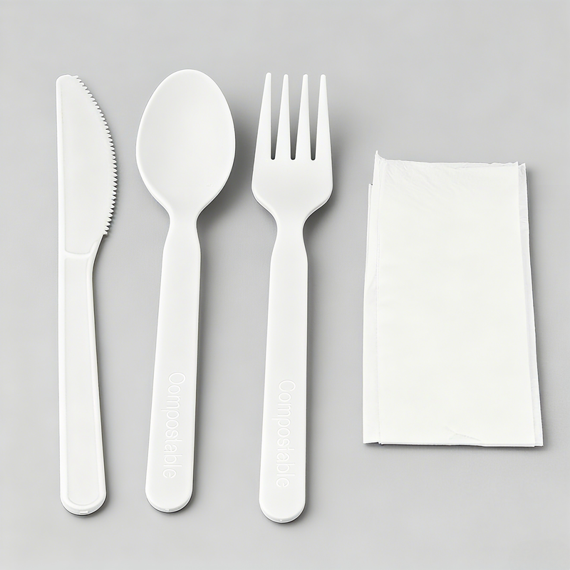 Cubiertos Desechables Wholesale PLA Cutlery Restaurant