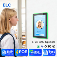 Tableta Android para Control de Acceso en Campus, de 8-32 Pulgadas, Montaje en Pared con POE, Cámara de 5MP, Lista para Reconocimiento Facial, Compatible con APK