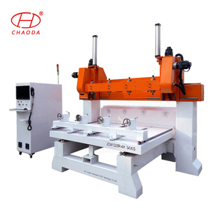 Đa Đầu 5 Trục Quay 3D Gỗ Thiên Thần Phật Tượng <span class=keywords><strong>CNC</strong></span> <span class=keywords><strong>Router</strong></span>, Máy Để Làm Đồ Gỗ Cổ Pháp Bàn Sofa Chân - Product Image 4