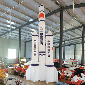 Ballons décoratifs gonflables en PVC en forme d'<span class=keywords><strong>avion</strong></span>, de fusée spatiale ou d'airship personnalisés pour les événements publicitaires, les festivals - Product Image 2