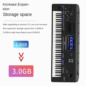 Piano droit professionnel 88 touches pour scène Genos, clavier MIDI Orchestrateur en pin coréen, 88 touches complètes - Product Image 5