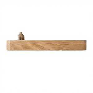 Kazai. Wandschrank '<span class=keywords><strong>Toke</strong></span>' |   Modernes Design Wandmontierter Kleiderschrank mit Verdeckten Wandhaken |   Massivholz-Furnierplatte |   Eiche - Product Image 3