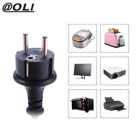 Cordon d'alimentation étanche IP44 Euro Schuko Plug approuvé VDE