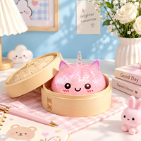 Jouet Squishy Brillant en Forme de Boulette avec Motif Visage Mignon, Rebond Lent, Jouet Anti-Stress pour Enfants, Vente Chaude, Vente en Gros Usine, Personnalisable