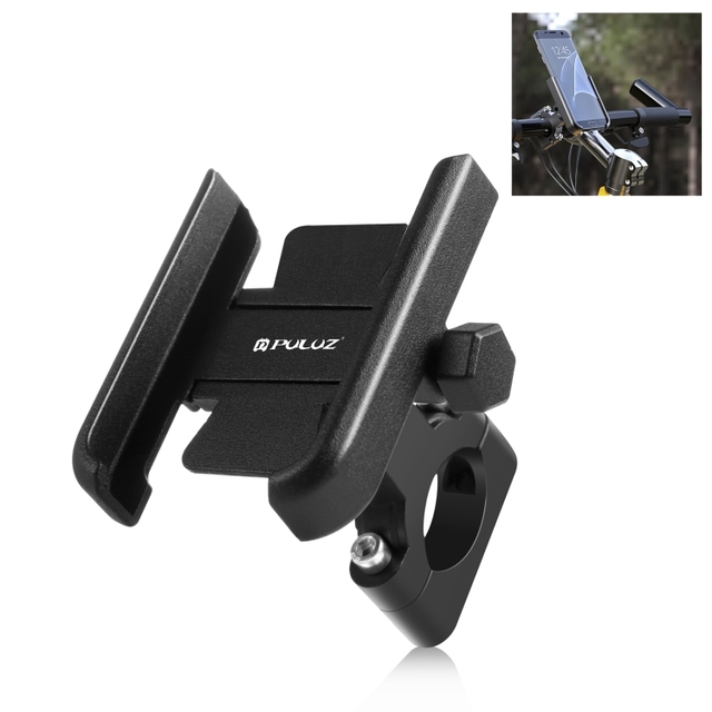 Factory Manufacture PULUZ Motorcycle Bicycle Bike Handlebar Mount Aluminum Alloy Universal Mobile Phone Holder