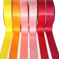 Accessoires floraux : Ruban de satin 1 1/2 pouce pour emballage cadeau, roses artificielles DIY pour mariage et anniversaire