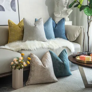Cuscino di lusso della cassa del cuscino di progettazione astratta leggera della copertura del cuscino di marca famosa per i cuscini della decorazione domestica, Dropshipping