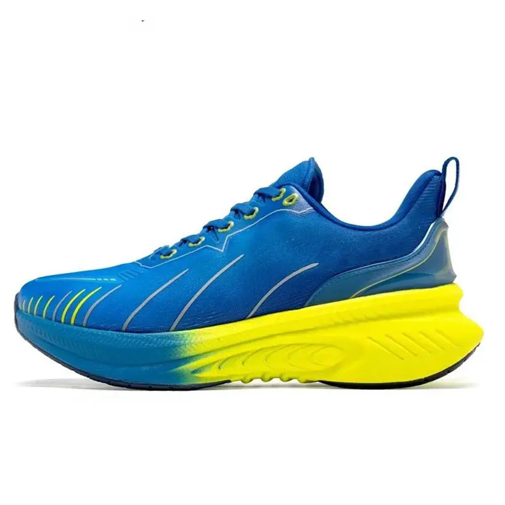 New Cushioning Running Shoes for Men Suitable Heavy Runners Lace Up Sports Women Non-Slip Outdoor Athletic Male Sneakers