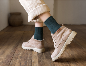 Мужские осенне-зимние теплые махровые носки средней длины утолщенные плюшевые одноразовые противоскользящие дышащие антибактериальные хлопковые - Product Image 3