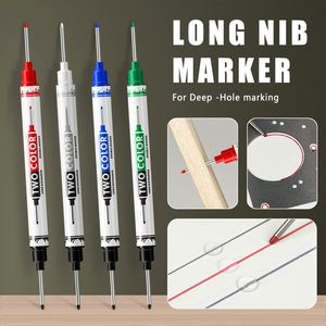 ปากกามาร์คเกอร์พลาสติกหัวแบนสองด้าน ขนาด 21 มม. 4 สี สำหรับเขียนไวท์บอร์ด เขียนรูลึก ติดทนนาน ใช้งานได้หลากหลาย - Product Image 1