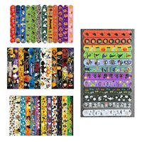Bracelets claquant classiques EDWINENE pour Halloween, 48 bracelets à pression pour enfants, idéaux pour les sacs de fête