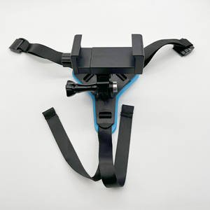 Kit de support de mentonnière pour casque de moto en nylon de haute qualité avec support pour caméra d'action GoPro et support de téléphone pour tous les modèles - Product Image 5
