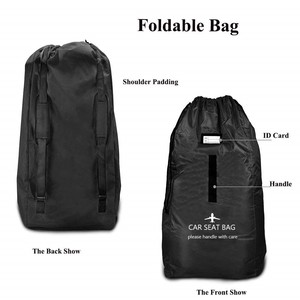 Premium Langlebige Wasserabweisende Universelle Babytrage-Transporttasche Verstellbare Trageriemen Modische Polyester-Autositztasche - Product Image 3