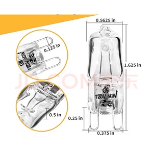300 độ nhiệt độ kháng <span class=keywords><strong>G9</strong></span> lò <span class=keywords><strong>Halogen</strong></span> bóng đèn 28W 60W phạm vi <span class=keywords><strong>110V</strong></span> 230V tương thích rõ ràng Frosted thủy tinh thạch anh <span class=keywords><strong>Halogen</strong></span> - Product Image 2