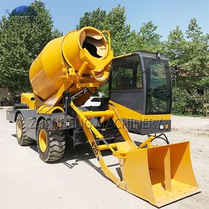 <span class=keywords><strong>Camion</strong></span> malaxeur à béton autochargeur mobile, capacité 2,6 m³, moteur 77,3 kW haute efficacité, boîte <span class=keywords><strong>de</strong></span> vitesses Zhenheng bleue - Product Image 2