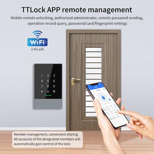 TTLock IP67 Waterproof Remote Control <b>Fingerprint</b> Password IC ID Card BLE Smart <b>Door</b> <b>Lock</b> Wifi Access Controller - Product Image 3