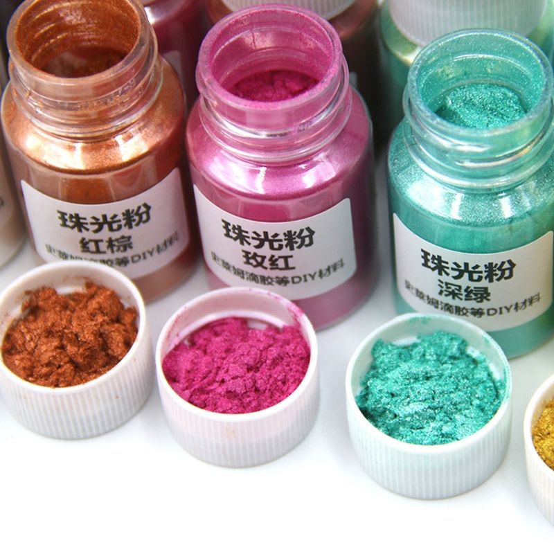 30 Colors Metallic Epoxy Pigments for Resin Mica Powder Set