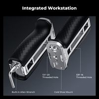 Poignée latérale durable K&F Concept KF31.235 avec fixation NATO et 3/8