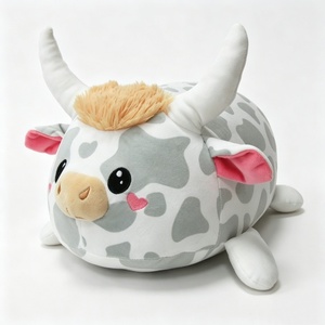Peluche de vaca personalizado, Almohada de vaca de peluche, Peluche de vaca con manchas, Juguete de vaca adorable, Peluche de vaca lechera - Product Image 4