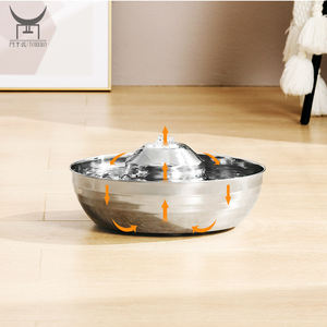 थोक अनुकूलित <span class=keywords><strong>360</strong></span> डिग्री स्वत: धातु पालतू पानी फीडर बिल्ली और कुत्ते के लिए 304 स्टेनलेस स्टील के पानी के फव्वारे - Product Image 3